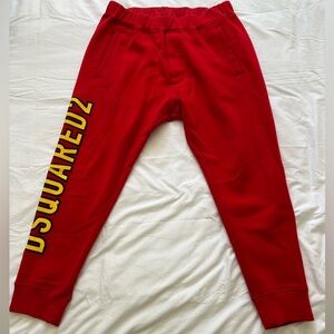 Dsquared2 Red joggers Size L
